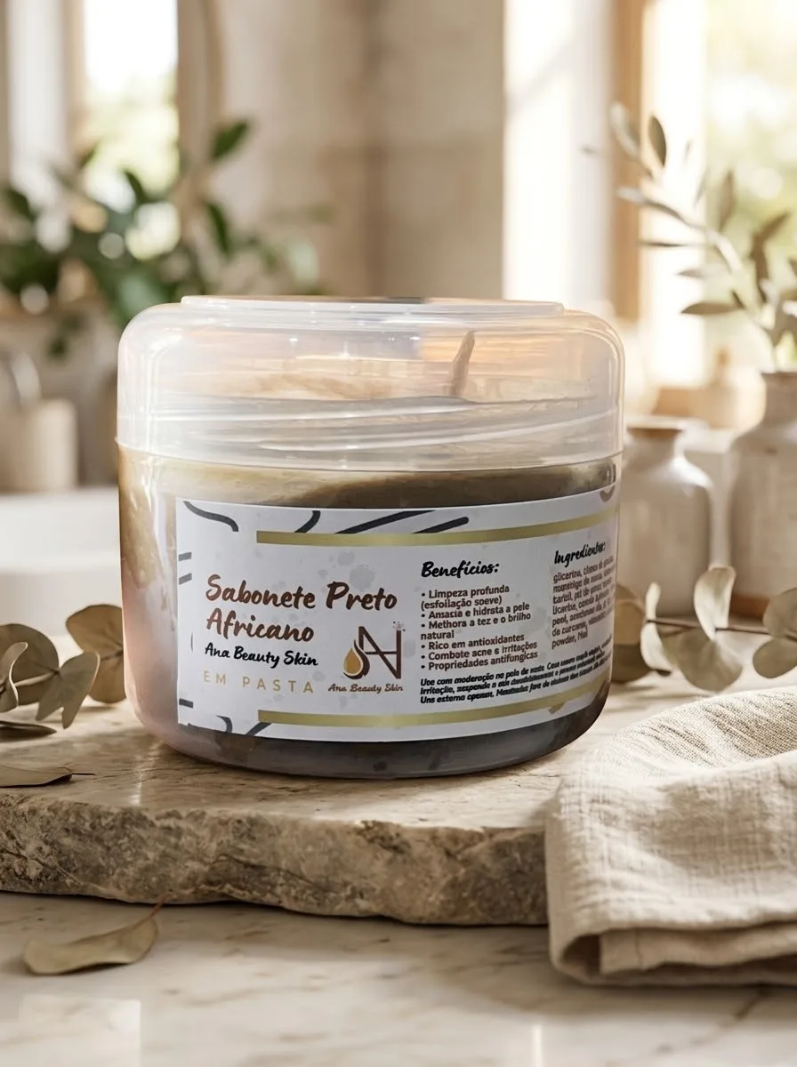 Sabão preto em pasta/ afrimorrocan 125g