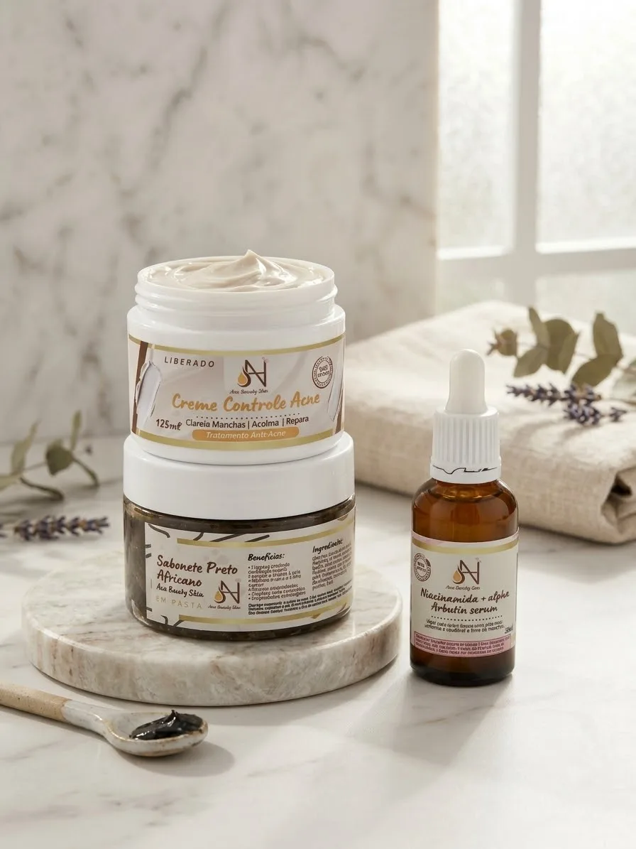Trio acne e manchas